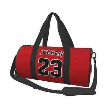 Баскетбол Красный 23 номер Модные спортивные сумки Тренировочная спортивная сумка Аксессуары для спортзала Милые Сумки Мужской дизайн Портативная сумка для фитнеса