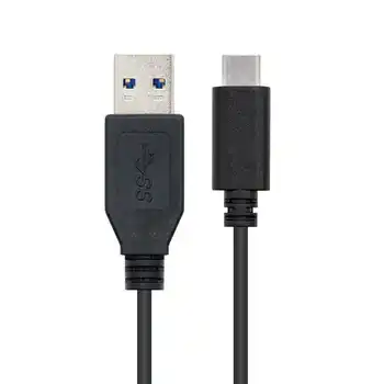 Кабель Nanocable USB C - USB Type A 3.1 Gen2 3A Черный 1,0 м 10.01.4001 