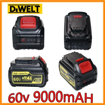 Батарея 9000mAh /60VMAX, замена для Dewalt DCB609G DCB612 Работает со всеми 60V/беспроводными электроинструментами