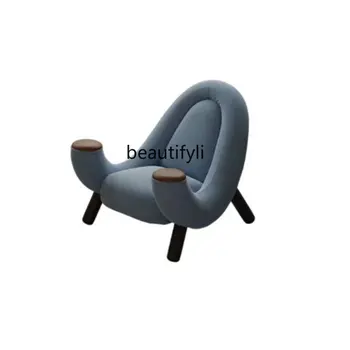 Итальянское Минималистское Кресло Для Отдыха Дизайнер Креативной Странной Формы Балкон Маленькая Квартира Кресло мебель для спальни