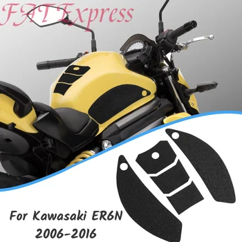 ER6N Бак Накладка Протектор Для Kawasaki ER-6N ER 6N 2006-2016 2015 Мотоцикл Наклейка Наклейка Газовое Топливо Колено Сцепление Тяговая Боковая Накладка