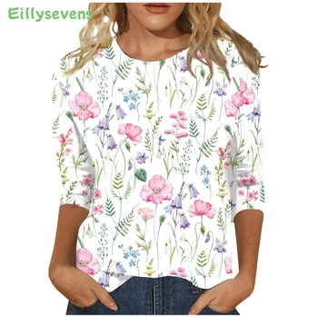 Летние футболки для женщин, повседневный модный топ для женщин, удобный пуловер Traf 2023 Woman Camisetas De Mujer