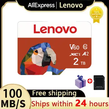 Lenovo Class10 2TB Micro TF SD-Карта 1TB 512GB 256GB TF Флэш-Карта Памяти 128GB A2 V30 Mini SD-Карта Для Телефона Nintendo Switch Ps5