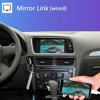 Коробка Декодера Для Audi Q5 2009-2018 Без Обновления Экрана MMI Car OEM MuItimedia Interface CarPlay Android Auto Retrofit Kit