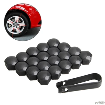Автомобильный стайлинг 20x17 мм автомобильные колеса Пластиковые гайки с навинчивающейся крышкой Инструменты для снятия автомобильных аксессуаров