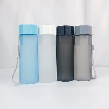 Креативный тренд Южной Кореи, матовая пластиковая чашка для воды, портативная простая свежая пара для студентов мужского и женского пола