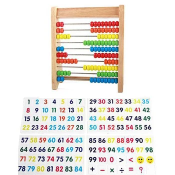 Детские учебные пособия по арифметике, Счетная палочка, Рамка для расчетов, Счеты, Обучающий инструмент, Обучающая рамка