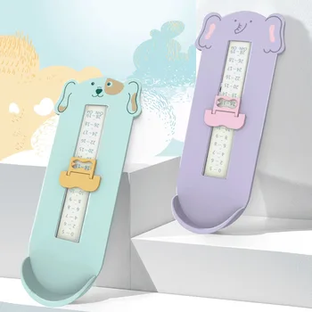 Измерительный инструмент для детской ножки Устройство для измерения размера детской ножки с детскими весами Линейка для обуви 0-8 лет