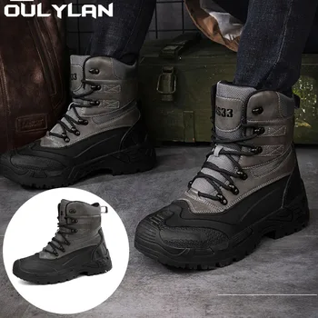 2024 Военные армейские тактические ботинки, мужские боевые тренировочные ботинки, уличная альпинистская походная обувь, мужская рабочая безопасная обувь для пустыни