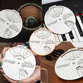 Инструменты Circle Of Fifths Wheel для деревянных аккордов Circle Wheel Расширяют ваши игровые возможности Обязательны для написания песен и изучения музыки