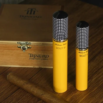 Портативный портсигар для электронных сигарет с подкладкой из кедрового дерева, держатель Хьюмидора, Алюминиевая коробка для сигар, Дымовая трубка