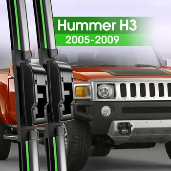 2 шт. Щетки стеклоочистителя переднего стекла для Hummer Hummer H3 2005-2009 2006 2007 2008 Аксессуары для окон на ветровом стекле