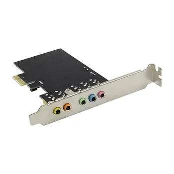 CMI8738 5.1 / 6CH PCI-E X1 3D стереоэффект объемного звучания Аудио и видео Звуковая карта для домашних развлечений CMI8738