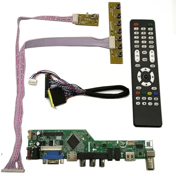 LTN156AT02 LTN156AT24 LTN156AT15 TV + HDMI + VGA + AV + USB ЖК-светодиодный Экран Плата контроллера Драйвер 1366*768 40 контактов LVDS