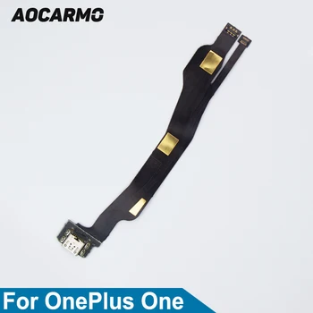 OEM-зарядное устройство Aocarmo, порт для зарядки, док-станция, USB-разъем, гибкий кабель для OnePlus One 1 + Запасная часть A0001