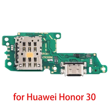 Детали Платы Разъема Зарядного порта Гибкий Кабель С Микрофоном Mic для Huawei Honor 30