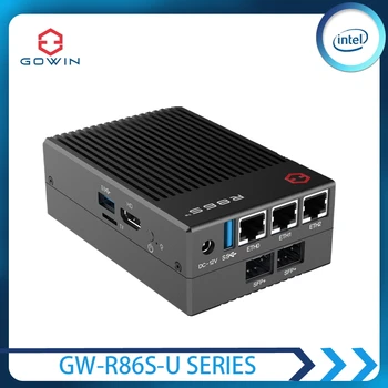 GW R86S U1/U2/U3/U4 Intel Mini PC Host Multi Port 2.5G N6005/N5105 Мягкий маршрутизатор Маршрутизации Openwrt Linux NAS Гигабитный оптоволоконный порт