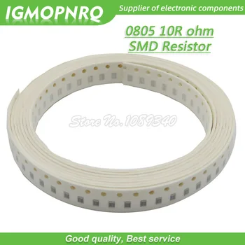 300шт 0805 SMD Резистор 10 Ом Чип-Резистор 1/8 Вт 10R Ом 0805-10R