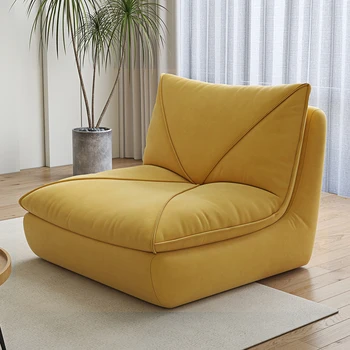 Желтые стулья для гостиной Современный минималистичный Промышленный стул для спальни ресторана Креативный телевизор для салона Mueble Дизайнерская мебель
