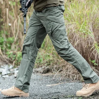 Новые быстросохнущие Легкие брюки-карго, мужские классические повседневные походные армейские тактические джоггеры для бега трусцой, военные брюки с множеством карманов