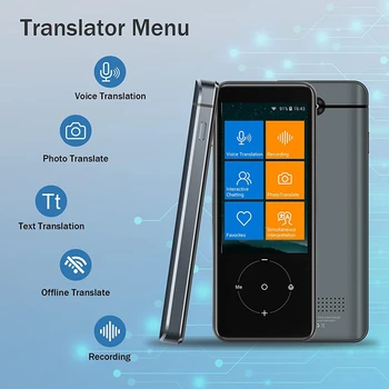 Языковое устройство-переводчик 137 различных языков С голосовым переводом в режиме реального времени для обучения туристическому бизнесу