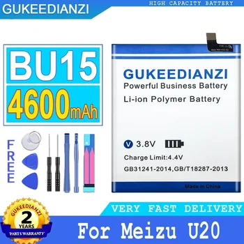 4600 мАч Новый GUKEEDIANZI Высококачественный Сменный Аккумулятор BU15 Для Meizu Meizy Meilan U20 Большой Мощности Bateria + бесплатные инструменты