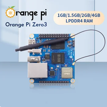 Чип OrangePi Orange Pie Zero3 Quanzhi H618 с четырьмя доступными характеристиками памяти Плата разработки микроконтроллер