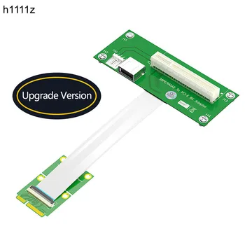 НОВАЯ плата с Разъемом Mini PCI-E для PCI Express X8 USB 2.0 Riser с Удлинительным Кабелем FPC 4Pin Power Magnetic Pad Вертикальной Установки