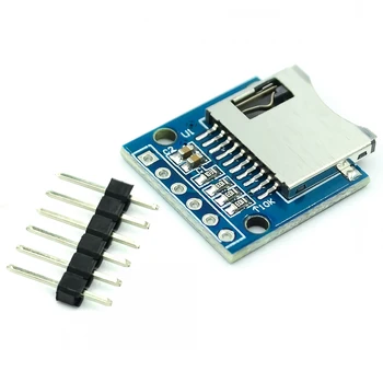 Плата расширения памяти Micro SD, модуль защиты памяти Mini Micro SD TF Card с выводами для Arduino ARM AVR