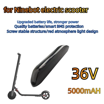 Внешний Аккумулятор Ninebot Segway Scooter 36V 5000mAh Оригинальная Заводская Бесплатная Застежка Реальной Емкости Для Ninebot Segway ES1 ES2 ES4