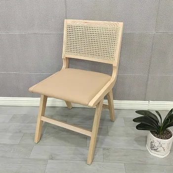Дизайнерские обеденные стулья в скандинавском стиле, Деревянные Стулья для спальни, Стулья для игр, Промышленные шезлонги, Мебель для столовой WJ40XP