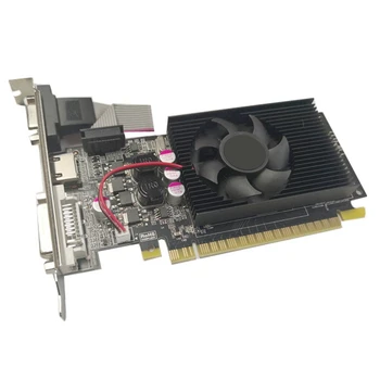Видеокарта GT210 512M DDR3 64Bit PCIE 2.0, Совместимая с графическим процессором DVI VGA, Настольная видеокарта