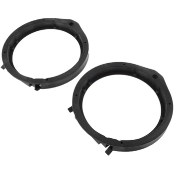 2 шт., черные 6,5-дюймовые переходные кольца для крепления автомобильных динамиков для Honda Civic Accord Crv Fit City