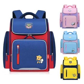 Школьные сумки для учащихся 1-3 классов, Водонепроницаемый Детский рюкзак с несколькими карманами, Легкий рюкзак для мальчиков и девочек