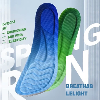 4D Массажные стельки для поддержки свода стопы при подошвенном фасциите, ортопедические вставки, спортивные амортизирующие нескользящие накладки для обуви