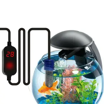 Мини-Аквариумный нагревательный стержень Для Аквариума С Рыбками Аквариумный Нагреватель Погружной Термостат Нагреватель 18-34 C Регулируемая Температура USB Зарядка