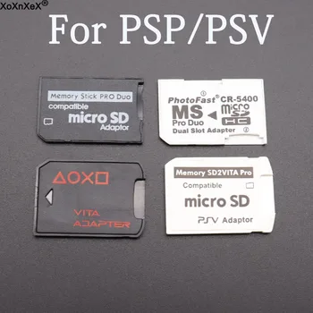 1шт Адаптер Geheugenkaart Micro Sd Tf Флэш-карта Memory Stick Ms Pro Duo Voor Psp Psv карта С Одним/Двумя 2 Слотами Адаптера