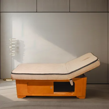 Латексная косметичка, специальная массажная кровать, кровать для физиотерапии, многофункциональная СПА-кровать с электроподъемником из массива дерева