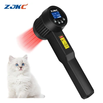 ZJKC 3 Вт 808 нм 650 нм Холодный Лазерный Терапевтический Аппарат Класса 4 Физиотерапевтический Обезболивающий Домашняя Светотерапия для Домашних Животных Кошка Собака Лошадь