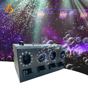 Светодиодная сценическая машина для создания дымовых пузырей мощностью 1500 Вт, машина для создания специальных эффектов, свадебная атмосфера, вечеринка в баре, масштабные мероприятия для ди-джеев