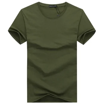 A2807 Простая линия креативного дизайна, однотонные хлопчатобумажные футболки, мужские футболки нового стиля, мужские футболки с коротким рукавом, большие размеры