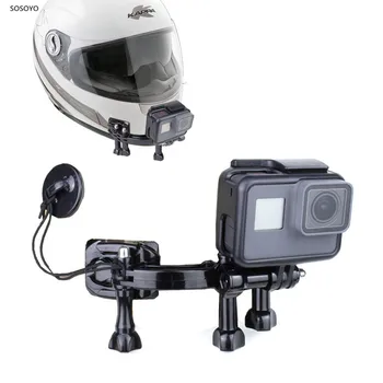 Регулируемый Подбородочный Кронштейн Мотоциклетного Шлема С Фиксированным Креплением, Набор Адаптеров Для Экшн-Камеры GoPro Hero 7 6 5 4, Аксессуары