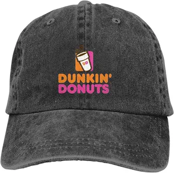 TRIOEPU Doughnut Dunkin Унисекс для кемпинга, винтажные джинсы, бейсболка, Классическая хлопковая шляпа для папы, Регулируемая Простая кепка