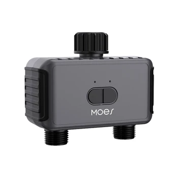 MOES Bluetooth Умный Садовый Спринклерный Таймер подачи воды, 2 способа задержки дождя, Фильтр-мойка, Программируемый контроллер автоматического полива