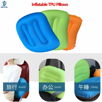Надувные подушки TPU Портативная наружная надувная наволочка 45x30x11 см Походная подушка Многофункциональная подушка для путешествий