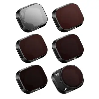 Фильтр ND-поляризатора с многослойным покрытием, комплект фильтров для объектива камеры, Совместимый с Mini 3 Pro, ND8, ND16, ND32, ND64, Регулируемые аксессуары