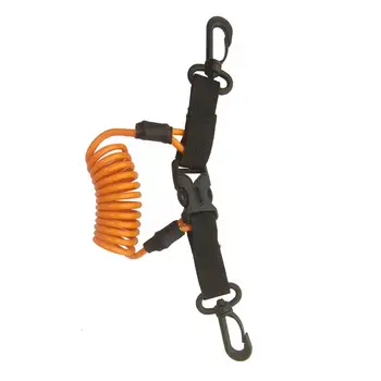 Шнур для подводного плавания, прочный пружинный шнур с быстроразъемной пряжкой для камер и фонарей для подводного плавания