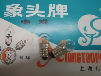 Xiangyang 6.3V2.5W в качестве верхней приборной лампы винт накаливания E10