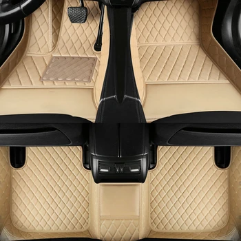 Автомобильные коврики на заказ для BMW X1 E84 2009-2015 годов выпуска Ковер из искусственной кожи Аксессуары для салона автомобиля