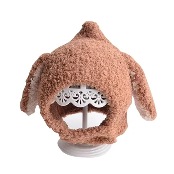 Детская осенне-зимняя шапочка для защиты ушей для маленьких мальчиков, милая и игривая теплая шапочка для девочек